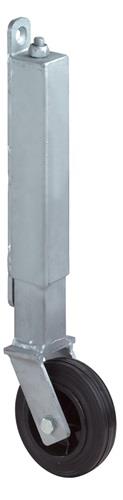BS ROLLEN Torrolle D.100mm Trgf.70kg m.Platte Gum.BS ROLLEN