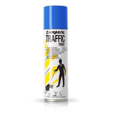 a.m.p.e.r.e® - Bodenmarkierspray Traffic Paint 500ml blau