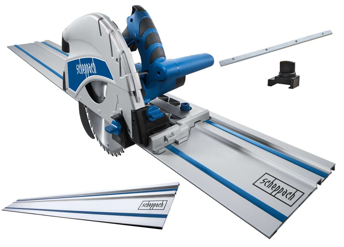 Tauchsäge PL75 scheppach - 230V 50Hz 1600W | inkl. 1400mm Schiene & Zubehörset