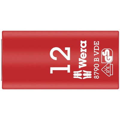 Wera® - Steckschlüssel-Einsatz 8790 B VDE 6-kant inn. IEC 60900 10mm / 3/8" SW12x46mm