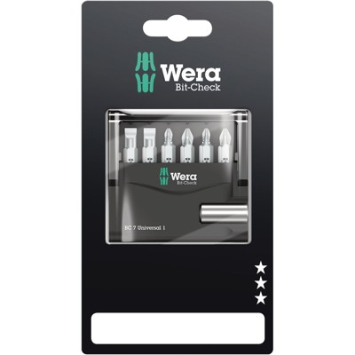 Wera® - Bit-Check 7 Universal 1 SB, 7-teilig