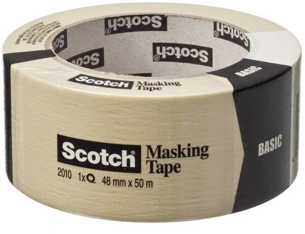 Scotch 20104850 BASIC-4850 Abdeckband Scotch® Beige (L x B) 50 m x 48 mm 1 St.