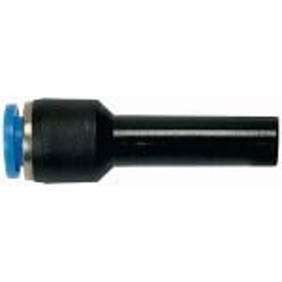 RIEGLER® - Steck-Reduzierstück KS/MS vernickelt Blaue Serie Stecknippel 10mm Schlauch 6mm