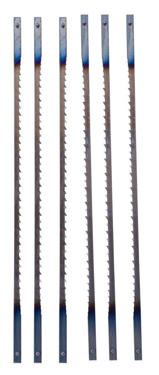Stiftsägeblatt 6 Stück,  135 x 3 x 0,5 / Z 10