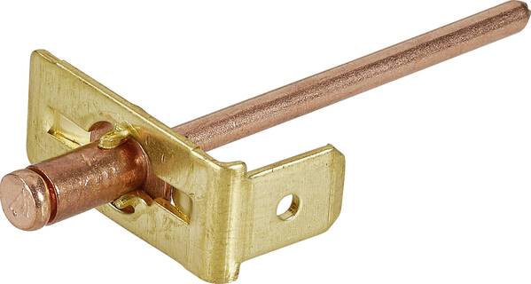 PB Fastener RIV 163 Erdanschluss Steckbreite: 6.3 mm Steckdicke: 0.8 mm 180 ° Unisoliert Metall 1 St.