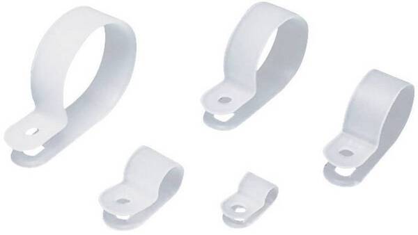 TRU COMPONENTS TC-UC7203 Befestigungsschelle schraubbar 1593064 Bündel-Ø-Bereich 31.80 mm (max) Weiß 1 St.