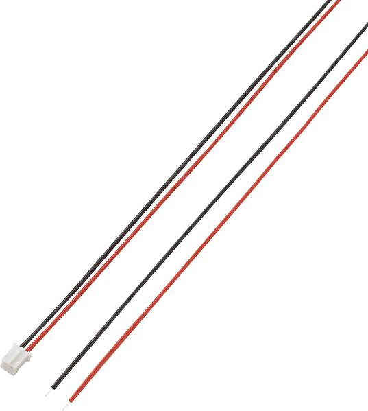 TRU COMPONENTS Konfektionierte Litze Polzahl Gesamt 2 Rastermaß: 2 mm 1 St.