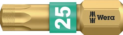 WERA Bit 867/1 BDC 1/4 Zoll T 25 L.25mm BiTorsion,diamatbeschichtet WERA