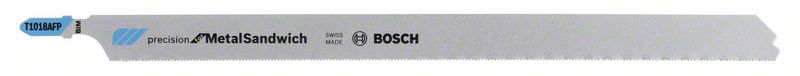 BOSCH Stichsägeblatt T 1018 AFP Precision for Metal-Sandwich