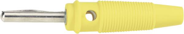BKL Electronic 072151-P Bananenstecker Stecker, gerade Stift-Ø: 4 mm Gelb 1 St.