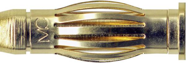 Stäubli SA404 Messerleiste Stecker, gerade Stift-Ø: 4 mm Messing 1 St.