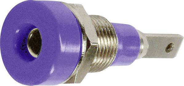 Stäubli LB-I2R Laborbuchse Buchse, Einbau vertikal Stift-Ø: 2 mm Violett 1 St.