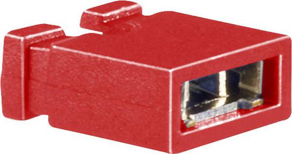 TRU COMPONENTS 1582217 Kurzschlussbrücke Rastermaß: 2.54 mm Polzahl je Reihe:2 Inhalt: 1 St.