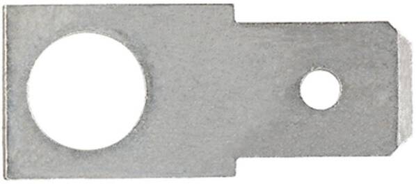Klauke 2123 Steckzunge Steckbreite: 2.8 mm Steckdicke: 0.8 mm 180 ° Unisoliert Metall 1 St.