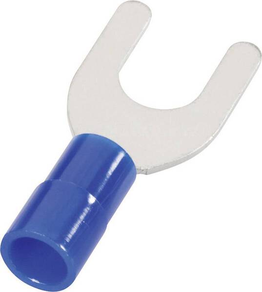Cimco 180144 Gabelkabelschuh 1.50 mm² 2.50 mm² Loch-Ø=4.3 mm Teilisoliert Blau 1 St.