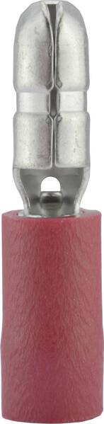 Vogt Verbindungstechnik 3920 Rundstecker 0.50 mm² 1 mm² Stift-Ø: 4 mm Teilisoliert Rot 1 St.
