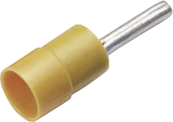 Cimco 180226 Stiftkabelschuh 4 mm² 6 mm² Teilisoliert Gelb 1 St.
