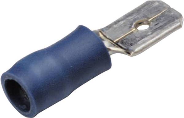 Cimco 180286 Flachstecker Steckbreite: 2.8 mm Steckdicke: 0.8 mm 180 ° Teilisoliert Rot 1 St.