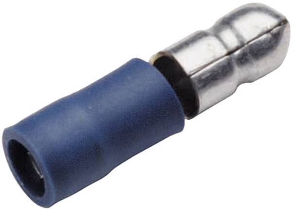 Cimco 180304 Rundstecker 4 mm² 6 mm² Stift-Ø: 4 mm Teilisoliert Gelb 1 St.