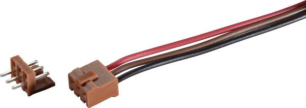 TRU COMPONENTS Konfektionierte Litze Polzahl Gesamt: 3 1 St.