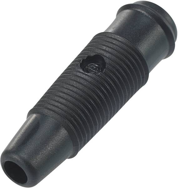 TRU COMPONENTS TC-R8-107 Laborbuchse Buchse, gerade Stift-Ø: 4 mm Schwarz 1 St.