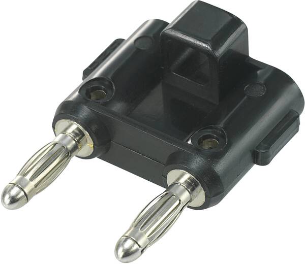 TRU COMPONENTS TC-R8-84 Verbindungsstecker Schwarz Stift-Ø: 4 mm Stiftabstand: 19 mm 1 St.