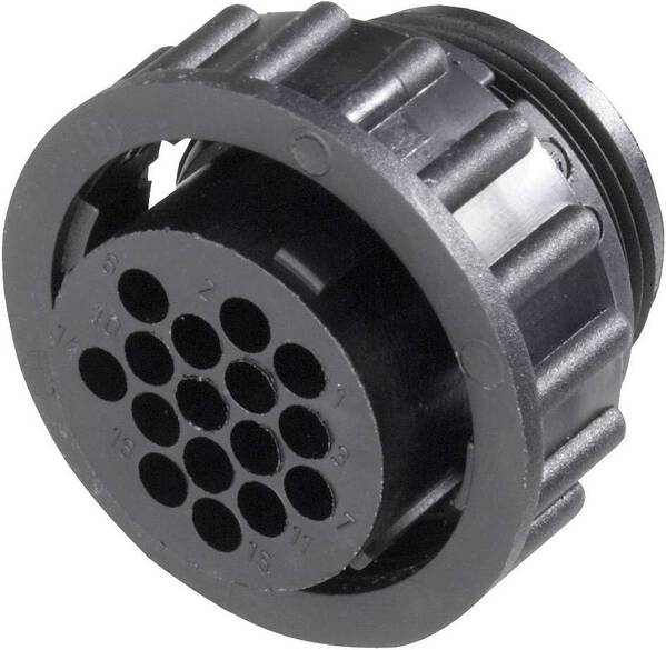 TE Connectivity 182642-1 Rundstecker Buchse, gerade Gesamtpolzahl: 16 Serie (Rundsteckverbinder): CPC 1 St.