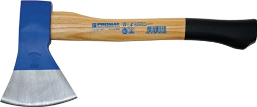 PROMAT Handbeil Rheinische Form 600g Stiel-L.360mm Eschenkuhfuß stahlgeschmiedet