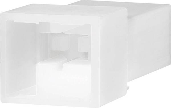 TE Connectivity Buchsengehäuse-Kabel FASTIN-FASTON Polzahl Gesamt 2 Rastermaß: 6.35 mm 180924 1 St.