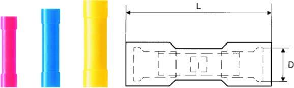 Weidmüller 9200490000 Stoßverbinder 0.5 mm² 1.5 mm² Vollisoliert Rot 100 St.