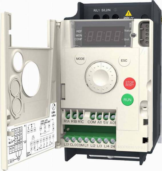 Schneider Electric Frequenzumrichter ATV12H037F1 0.37 kW 1phasig 100 V, 120 V