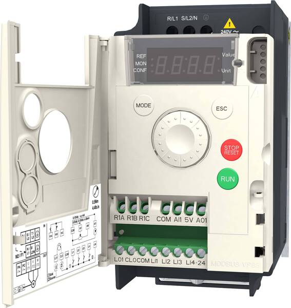 Schneider Electric Frequenzumrichter ATV12H037M3 0.37 kW 3phasig 200 V, 240 V