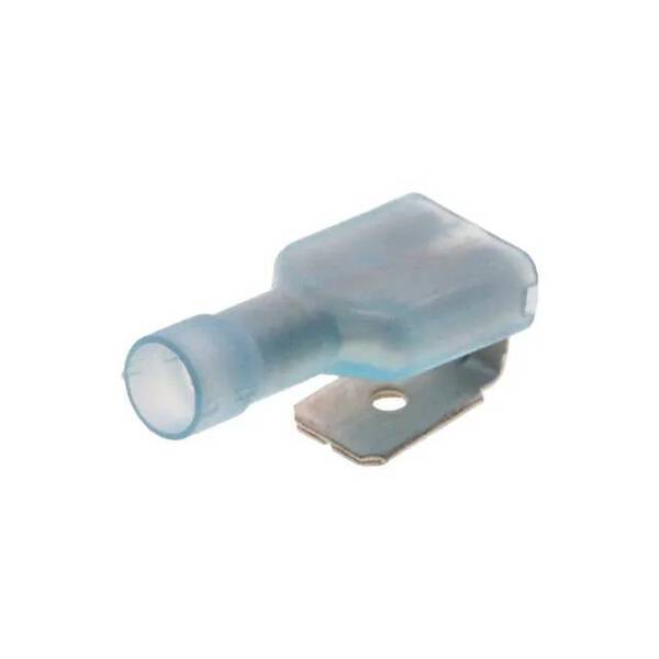 Molex 190130029 Flachsteckhülse inkl. Crimphülse Steckbreite: 6.35 mm Steckdicke: 0.81 mm Vollisoliert Blau 1 St. Bag