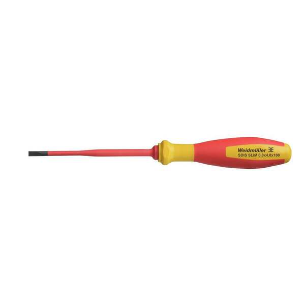 Weidmüller SDIS SLIM 0.8X4.0X100 Schlitz-Schraubendreher Klingenbreite: 4 mm Klingenlänge: 100 mm