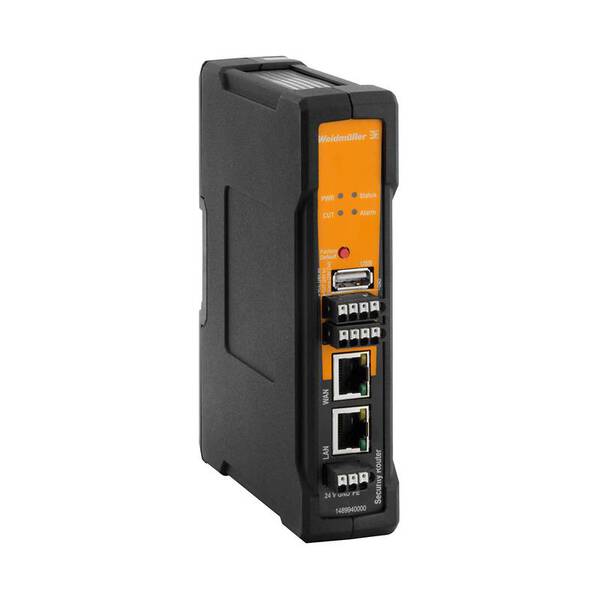Weidmüller 1489940000 IE-SR-2GT-LAN-FN Industrie Router USB, LAN, RJ-45 Anzahl Eingänge: 2 x 24 V 1 St.