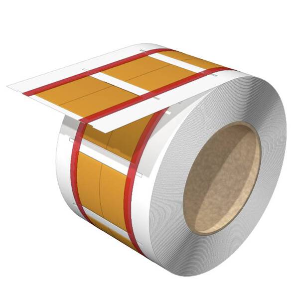 Weidmüller 2437800000 HS 8.5-25.4/25 MM Y Leitermarkierer Gelb Anzahl Markierer: 400 400 St.