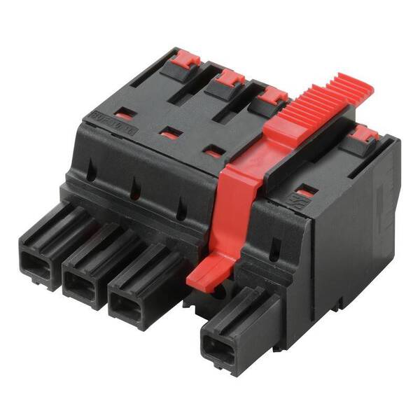 Weidmüller Stiftgehäuse-Kabel BU/SU Polzahl Gesamt 4 Rastermaß: 10.16 mm 2493200000 24 St.