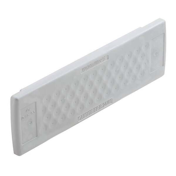 Weidmüller CABTITE EP B 24/48 GY Kabeldurchführungsplatte Plattenstärke (max.) 4 mm Thermoplast Grau 10 St.