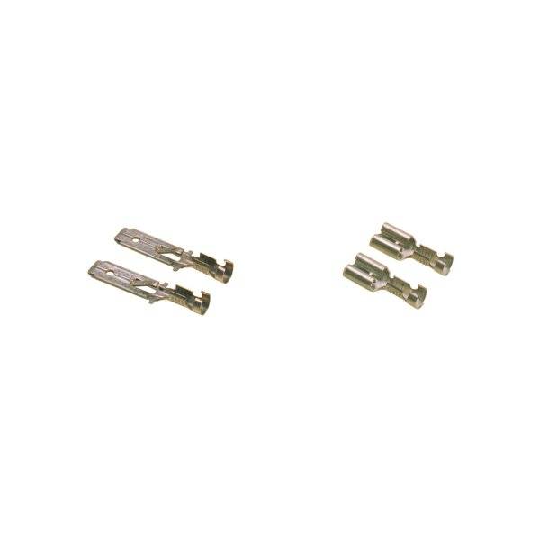LAPP 63501012 Flachsteckhülse mit Rastung Steckbreite: 6.3 mm Steckdicke: 0.8 mm 180 ° Unisoliert 100 St.