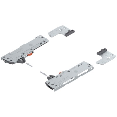Blum - Set (TIP-ON BLUMOTION Einheit + Mitnehmer + Adapter), für LEGRABOX, für MOVENTO, Typ L5, NL=450-750 mm, Gesamtgewicht des Auszugs=35-70 kg, links/rech