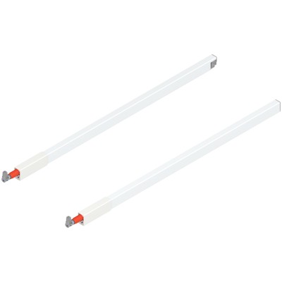Blum - TANDEMBOX Längsreling (oben), für Frontauszug, NL=600 mm, links/rechts, für TANDEMBOX antaro, seidenweiss