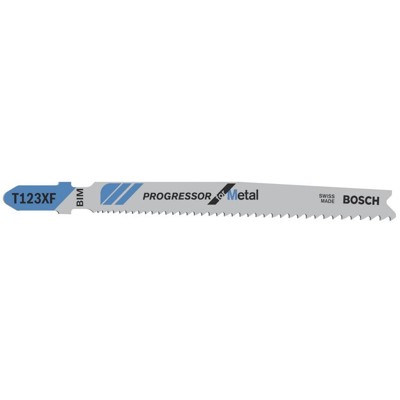 Bosch - Stichsägeblatt T 123 XF Progressor for Metal, 3er-Pack (2608638472)
