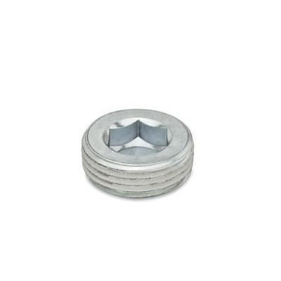 Ganter Norm® - 906-ST-R1/4-A Verschlussschrauben mit kegligem Gewinde, Stahl