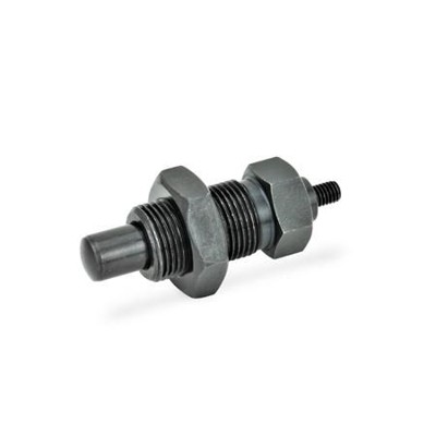 Ganter Norm® - 817-5-8-GK Rastbolzen, Stahl / Kunststoff-Knopf