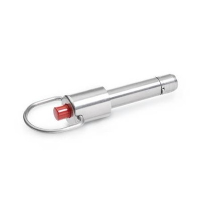 Ganter Norm® - 214.3-10-100 Edelstahl-Steckbolzen, Kunststoff-Schieber
