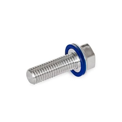 Ganter Norm® - 1581-M8-40-PL-H Edelstahl-Schrauben, Hygienic Design, niedriger Kopf
