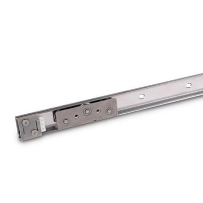 Ganter Norm® - 1490-37-1194-A3-1-NI Edelstahl-Laufrollenführungen mit innenliegendem Verfahrweg