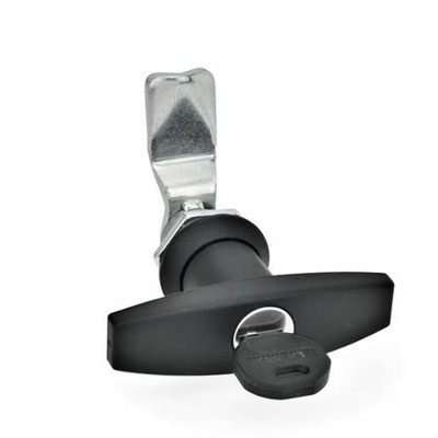 Ganter Norm® - 115-SCT-26-SW Verriegelungen, abschließbar, schwarz kunststoffbeschichtet