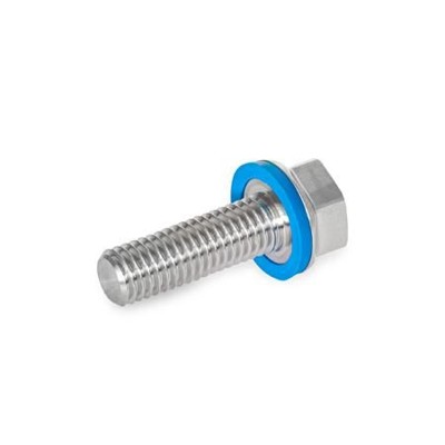 Ganter Norm® - 1581-M8-25-MT-E Edelstahl-Schrauben, Hygienic Design, niedriger Kopf
