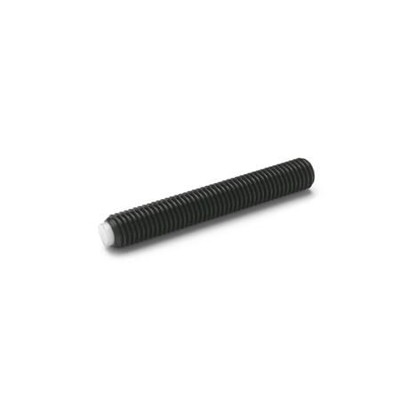 Ganter Norm® - 913.3-M8-12-KU Gewindestifte mit Messing- / Kunststoff-Zapfen, Stahl